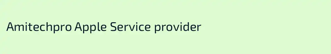 Amitechpro Apple Service provider